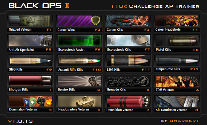 Call of duty Black Ops 2 - 110k XP Trainer